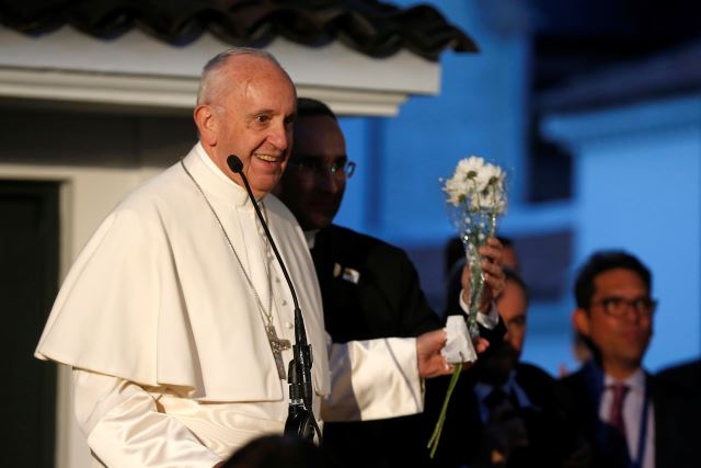 pope to preach reconciliation and peace to colombians in his address