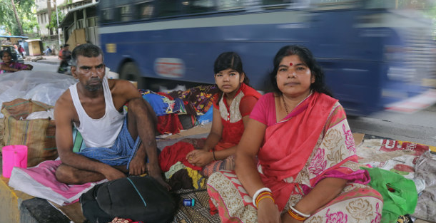 bankrupt  poorly educated cancer patients forced to live on street outside mumbai hospital