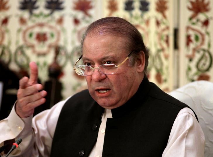 File photo of Pakistan's former prime minister Nawaz Sharif at a news conference in Islamabad, Pakistan September 26, 2017. Credit: Reuters/Faisal Mahmood