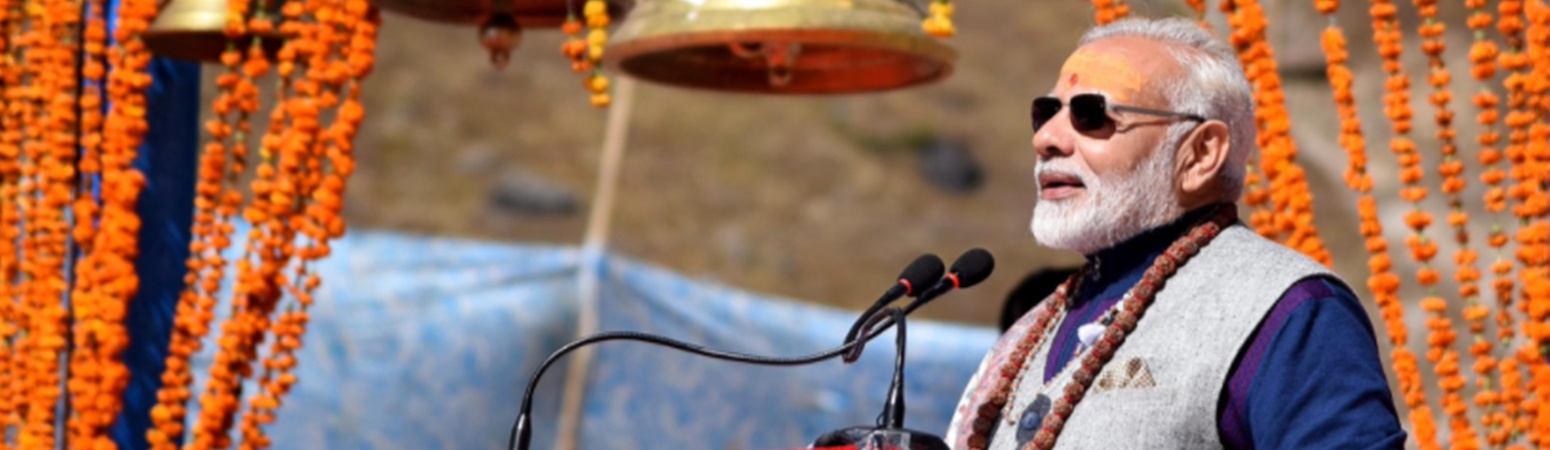 modi in kedarnath – after the deluge  the delusion