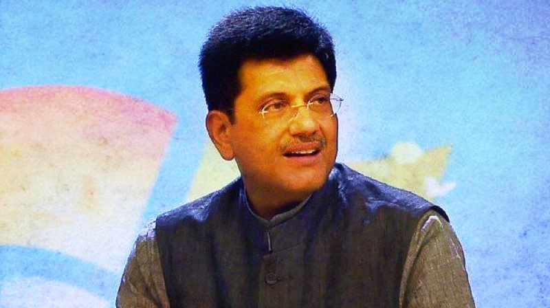 Railway minister Piyush Goyal. Credit: PTI