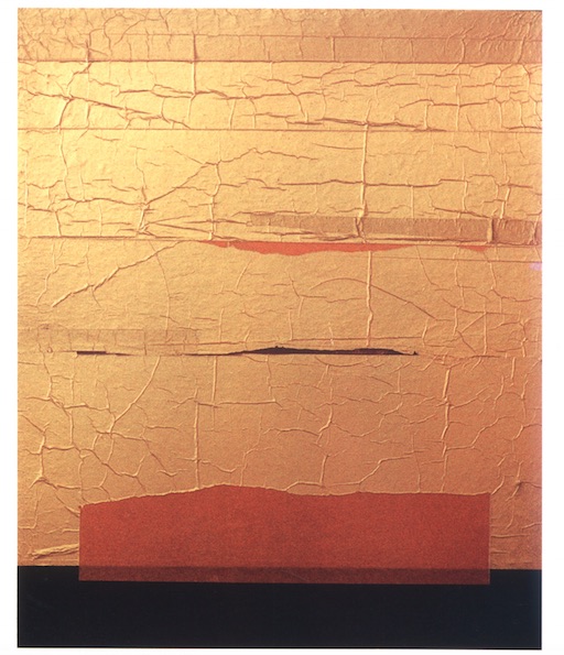 Collage, paper on wood, 1991. Credit: Dashrath patel Archive, Ahmedabad