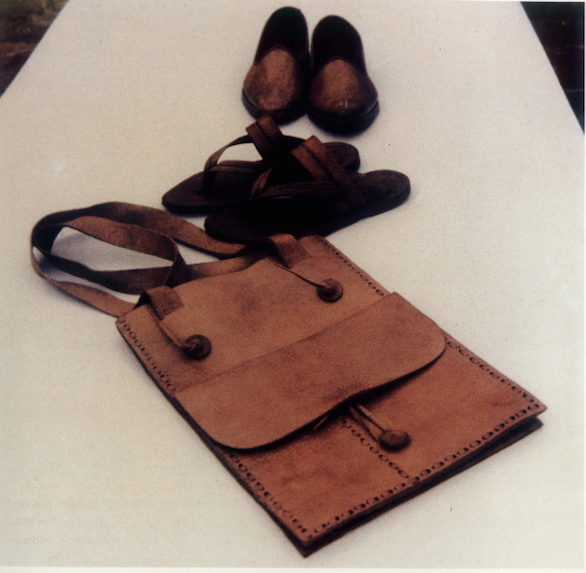 New range of leather products, Rural Design School, Sewapuri, 1985. Credit: Dashrath Patel Archive, Ahmedabad