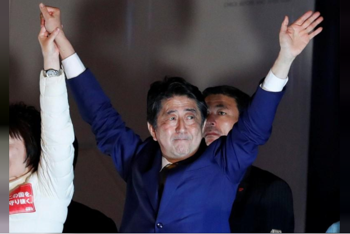 japan voters to deliver verdict on prime minister shinzo abe s nearly five year rule