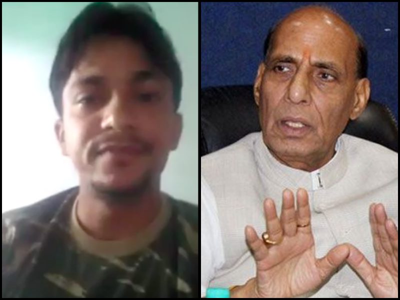 crpf jawan arrested over social media post slamming rajnath singh modi