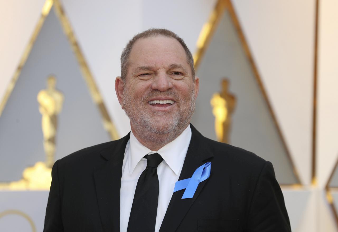 Harvey Weinstein poses on the Red Carpet after arriving at the 89th Academy Awards in Hollywood, California, US., February 26, 2017. Credit: Reuters