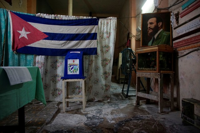 cuba holds municipal polls on road to end to castro era