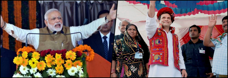 in final leg of campaign in gujarat  it s modi versus rahul