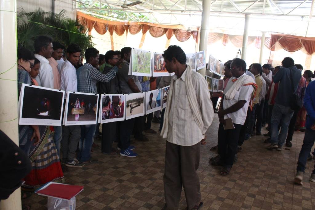 The photo exhibition put up by Humans of Gondwana. Credit: Humans of Gondwana