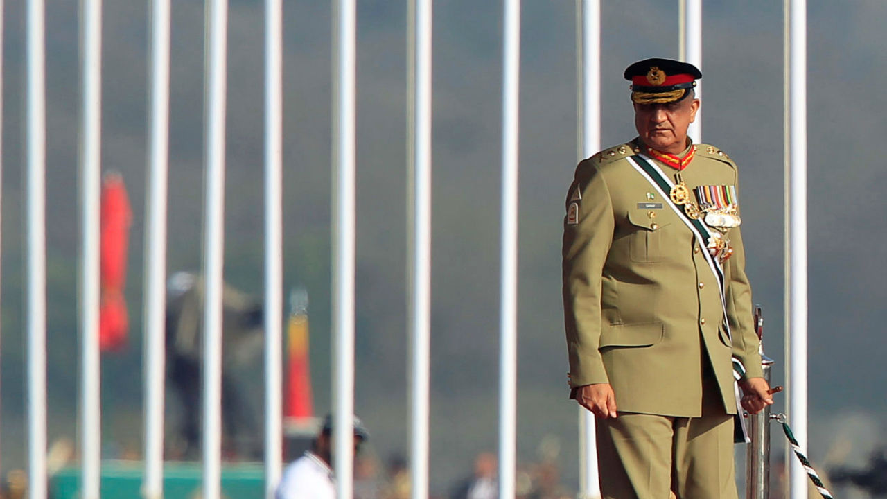 A file image of Pakistan Army Chief Qamar Javed Bajwa.