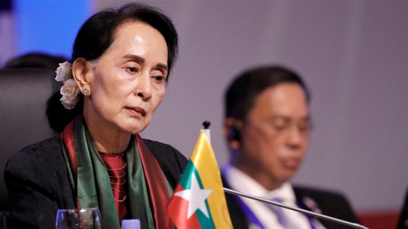World over, criticism has poured in over Aung San Suu Kyi's inaction over alleged atrocities against Rohingyas in Rakhine. Credit: Dondi Tawatao/Reuters
