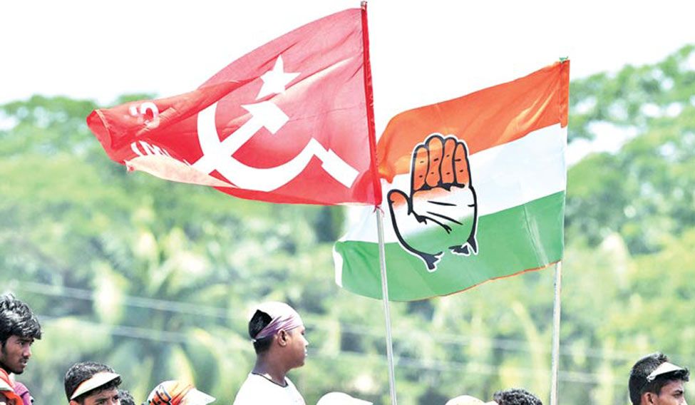 Whether or not to form a pre-poll alliance with the Congress has been a contentious issue within the CPI(M). Credit: PTI