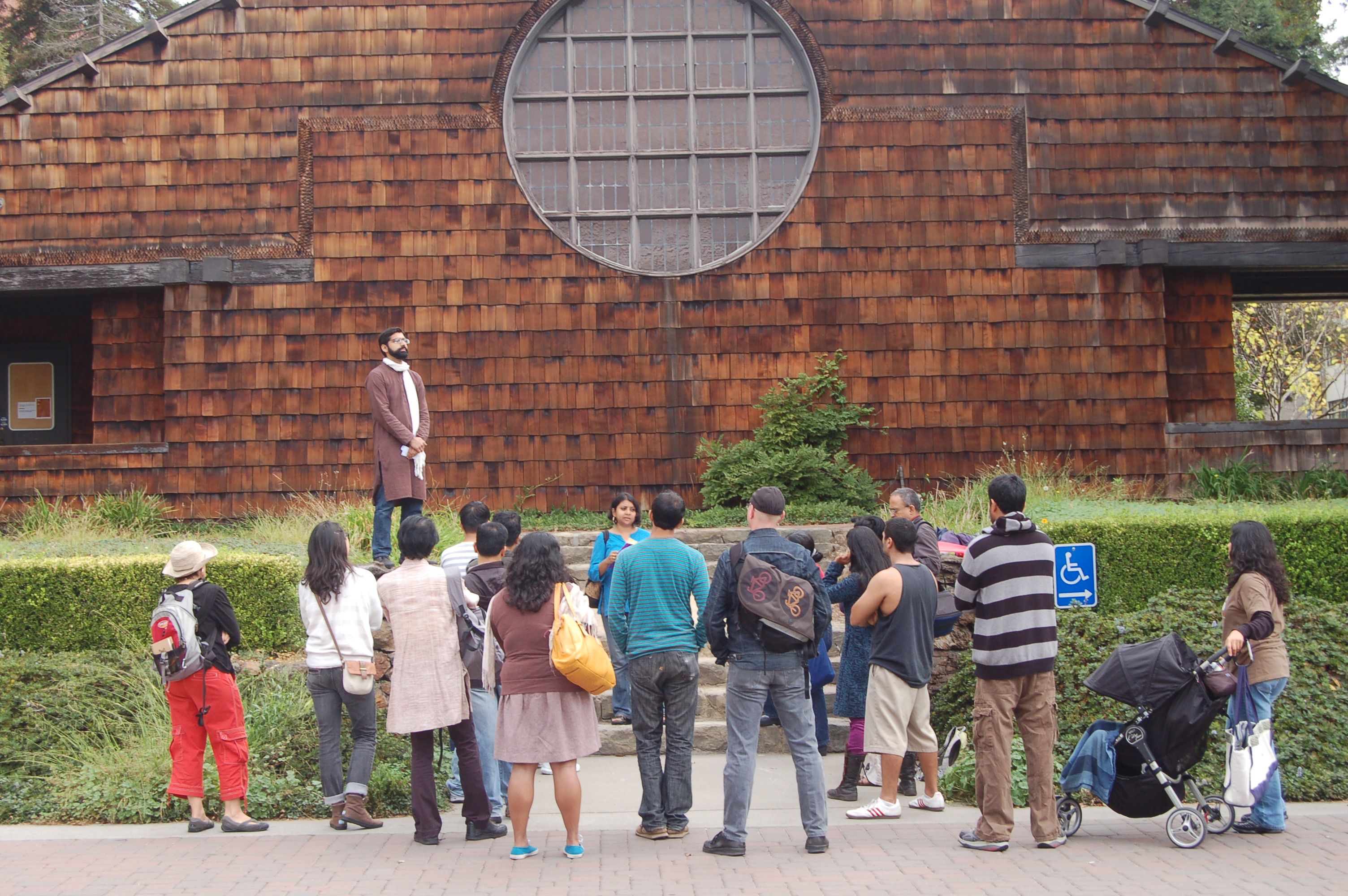 Anirvan Chatterjee and Barnali Ghosh on UC Berkeley campus. Courtesy: APIENC (API Equality - Northern California)