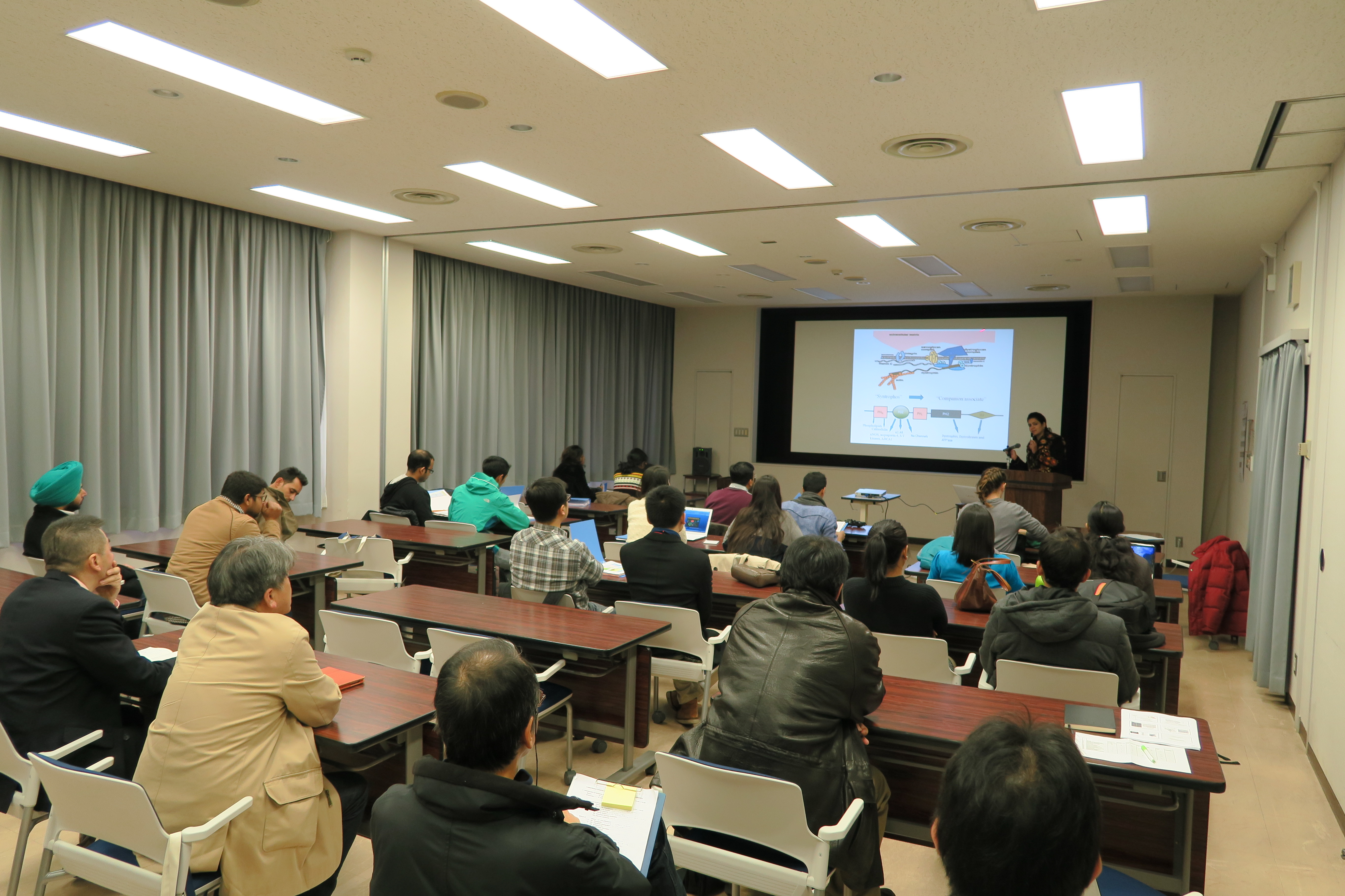 Hina Bhat at a conference in Japan in 2014. Source: Author provided