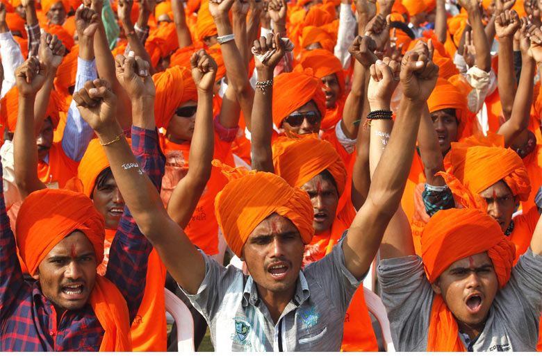 We have now got used and inured to Hindutva leaders openly expressing anti-minority views. Credit: Reuters