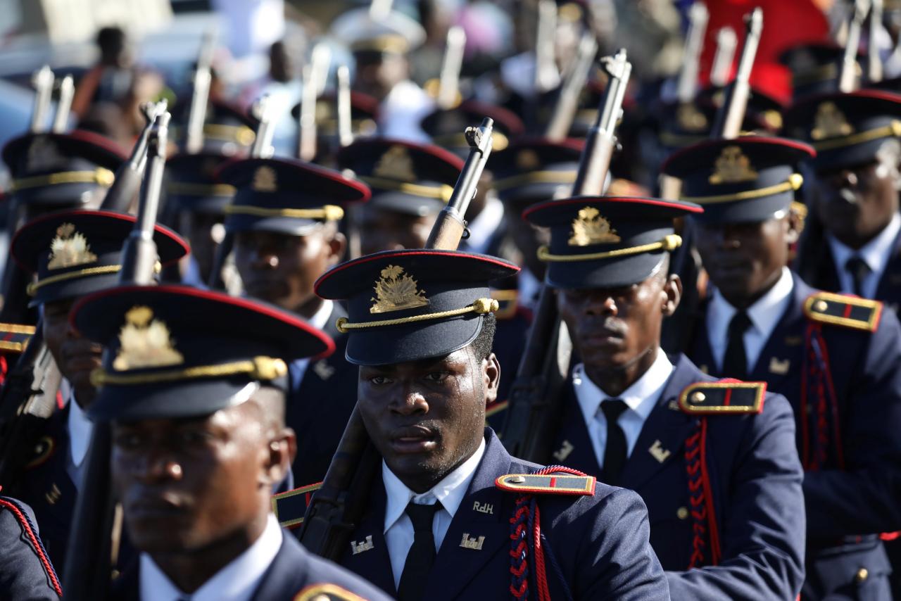 Haiti’s government took the controversial decision to reinstate its military last year. Credit: Reuters/Andres Martinez Casares