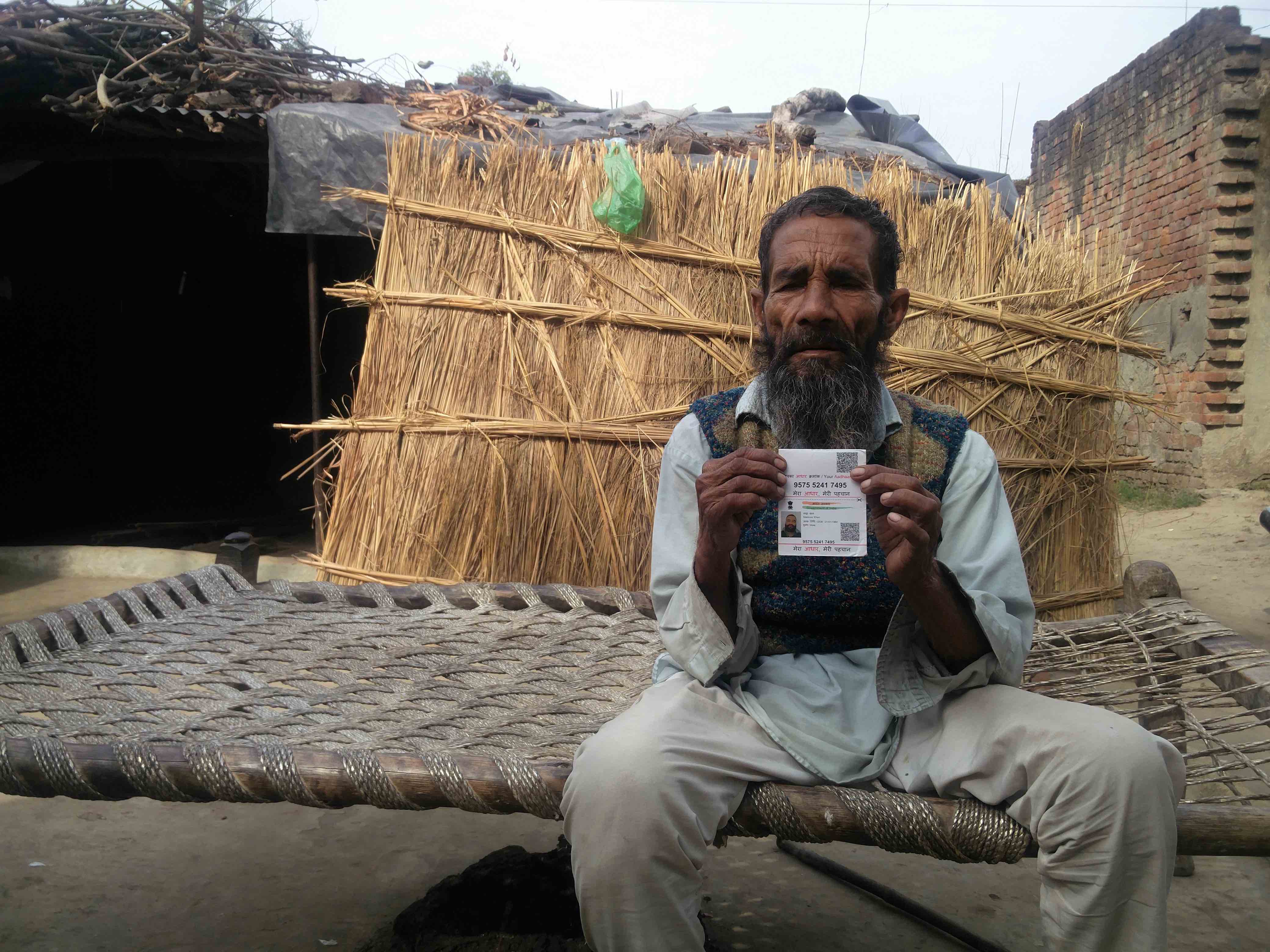 Akbar, Mansoor's father. Credit: Neha Dixit