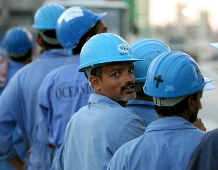 India workers in UAE. Credit: Reuters