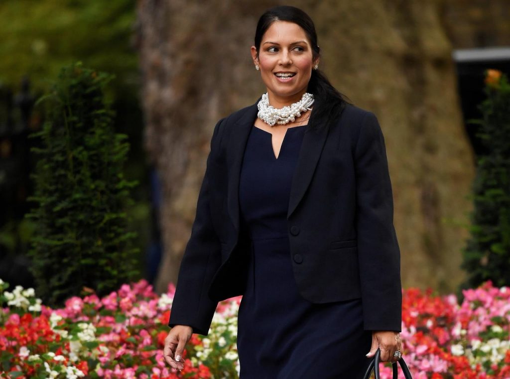 File photo of Priti Patel. Credit: Reuters/Toby Melville