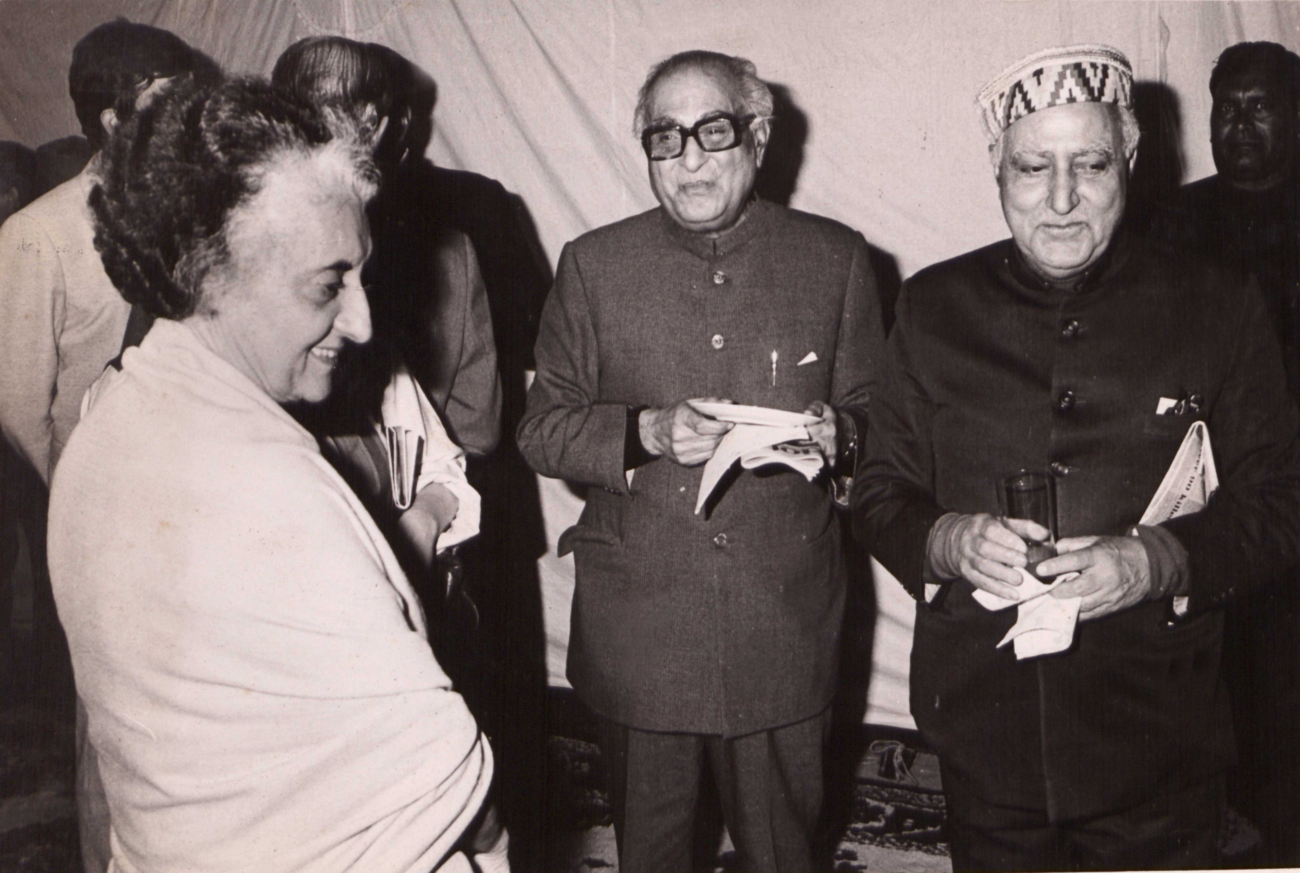 Indira Gandhi and P.N. Haksar. Courtesy: Nehru Memorial Library