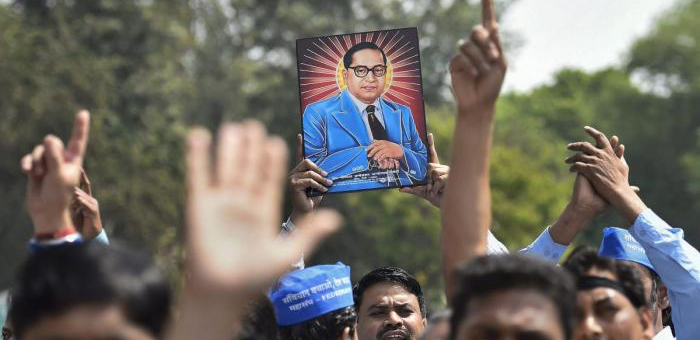 The term 'Dalit', which indicated the natural social status of those oppressed by caste, gained huge attention after the Ambedkar centenary in the 1990s. Credit: PTI