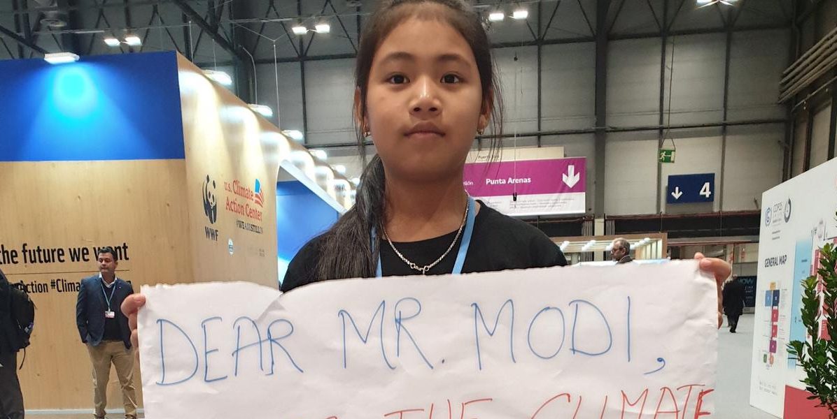 Watch: Eight-Year-Old Activist Asks Modi to Pass a Climate Change Law at COP25