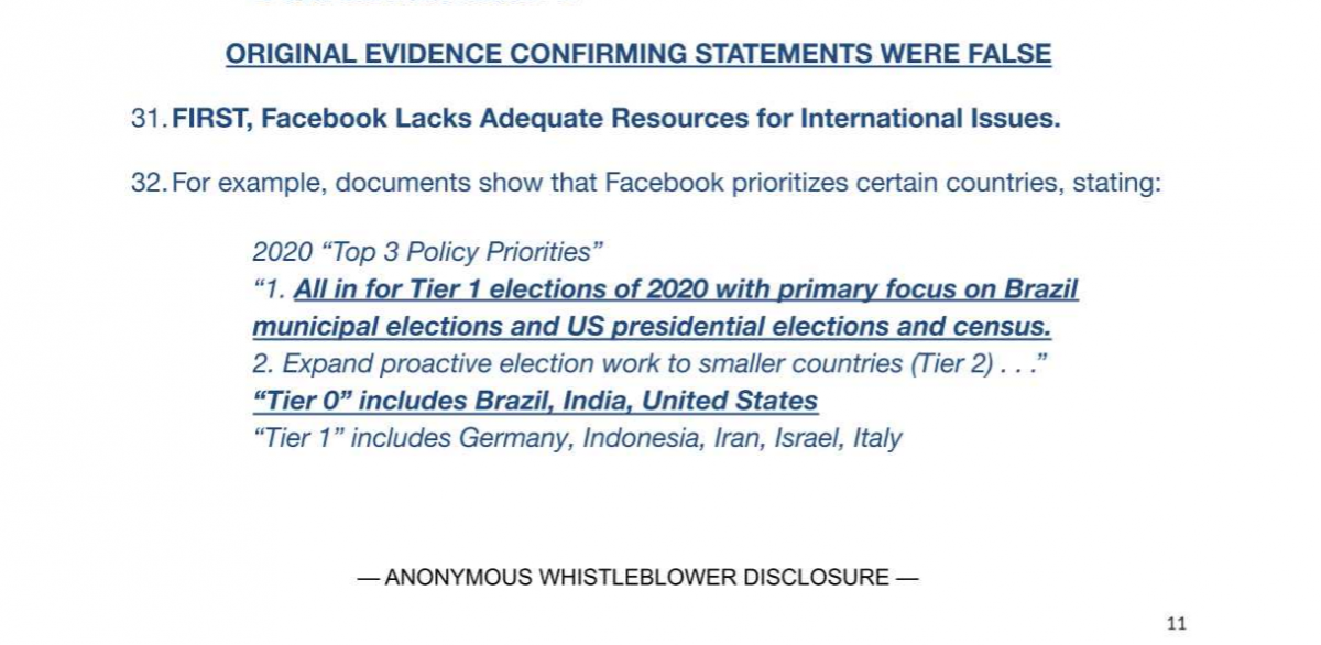 Credit: Whistleblower complaint to SEC.