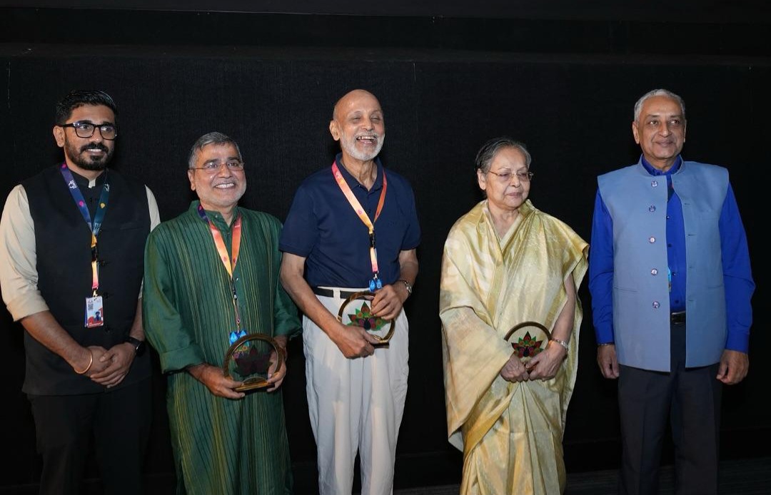 At the special screening of '27 Down' during the 55th International Film Festival of India (IFFI), Goa, 2024. Photo: Special arrangement