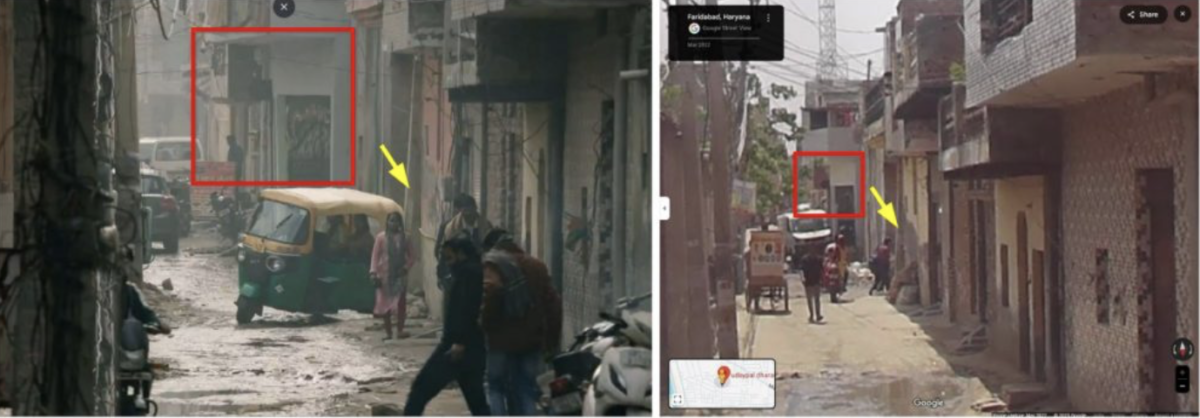 Delhi poll campaign: BJP posts images of bad roads in Haryana.