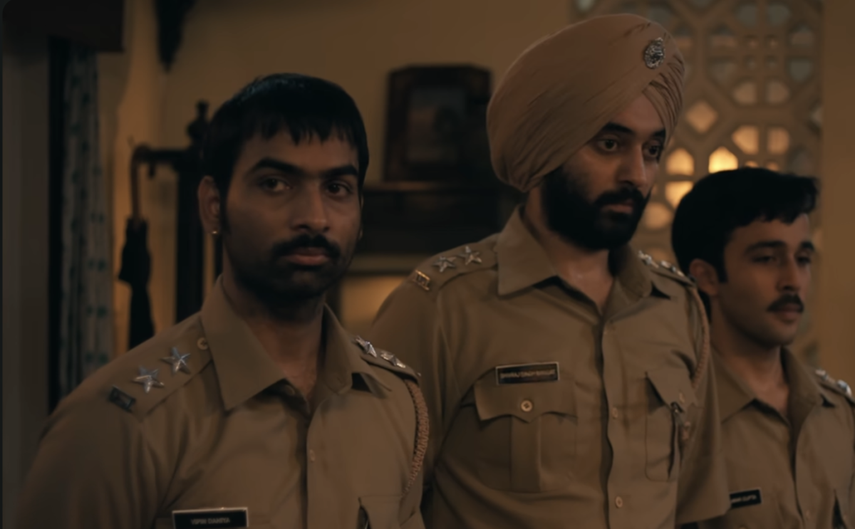 A still from Black Warrant.