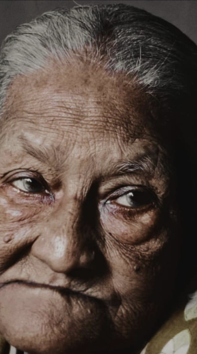 Usharani, a 104-year-old resident of Ashoknagar, West Bengal