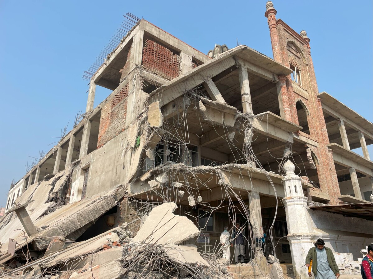 Madni Masjid after bulldozer action