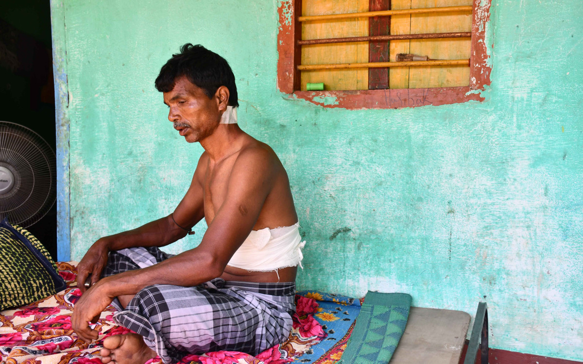 Muslim man attacked West Bengal