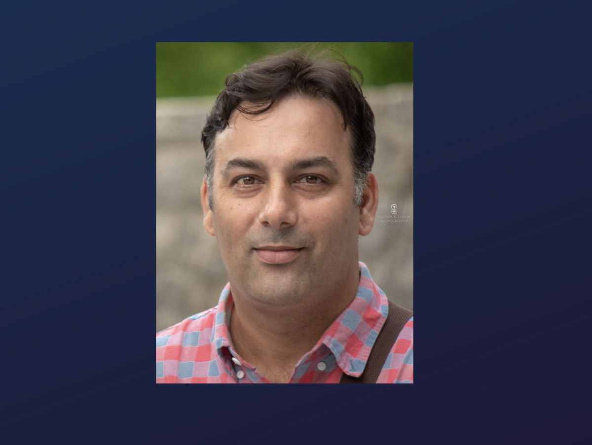 An image of author and journalist Basharat Peer.