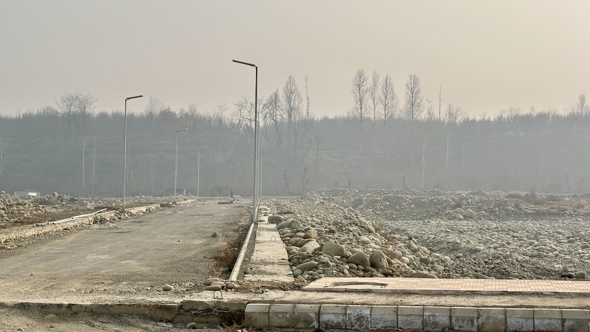 Riverbank of Rambiara in Shopian’s Trenz