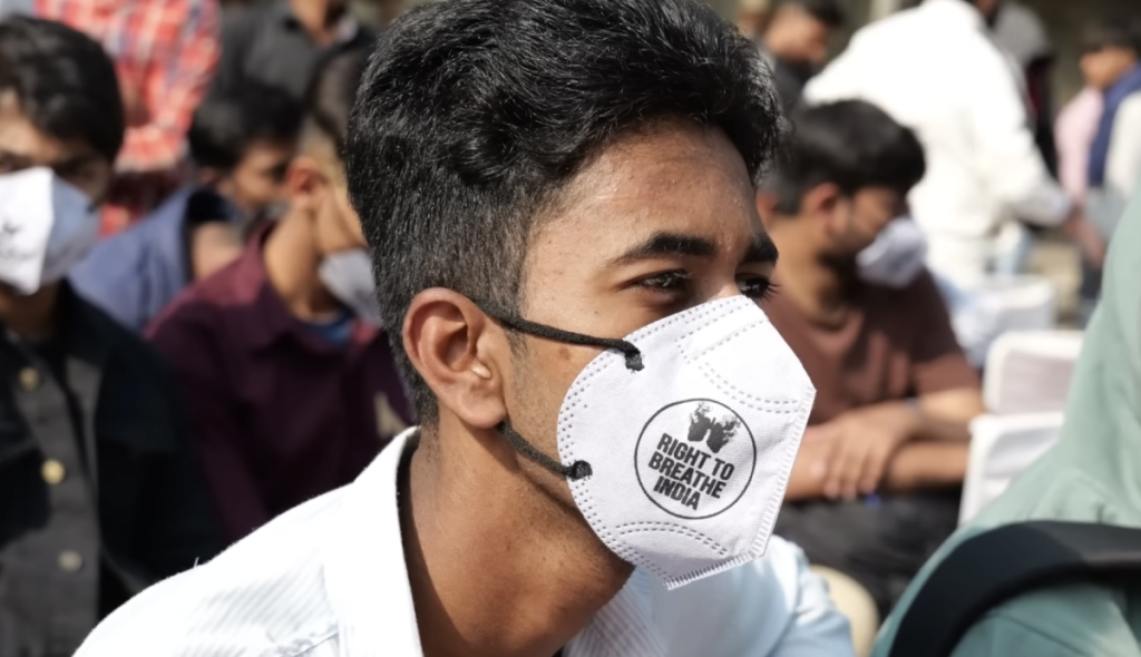 watch    it’s a massacre   protesters slam pm modi  cm rekha gupta over delhi’s air pollution