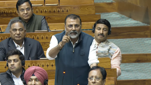 bjp mp nishikant dubey proposes substantive motion against rahul gandhi in lok sabha
