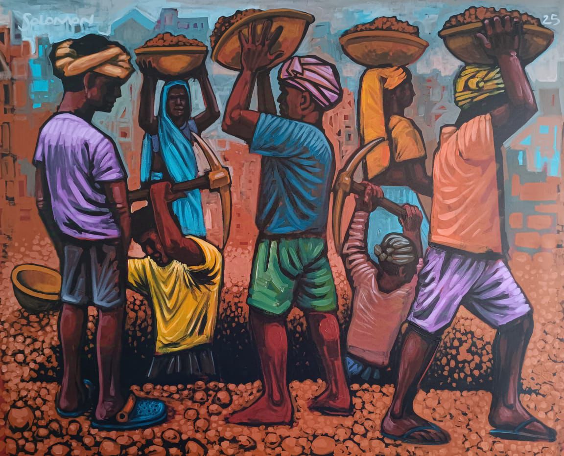 Smaller works, on paper.