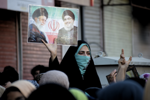Protests in J&K over killing of Iranian Supreme Leader Ayatollah Ali Khamenei in a US-Israel strike. Photo: Jehangir Ali