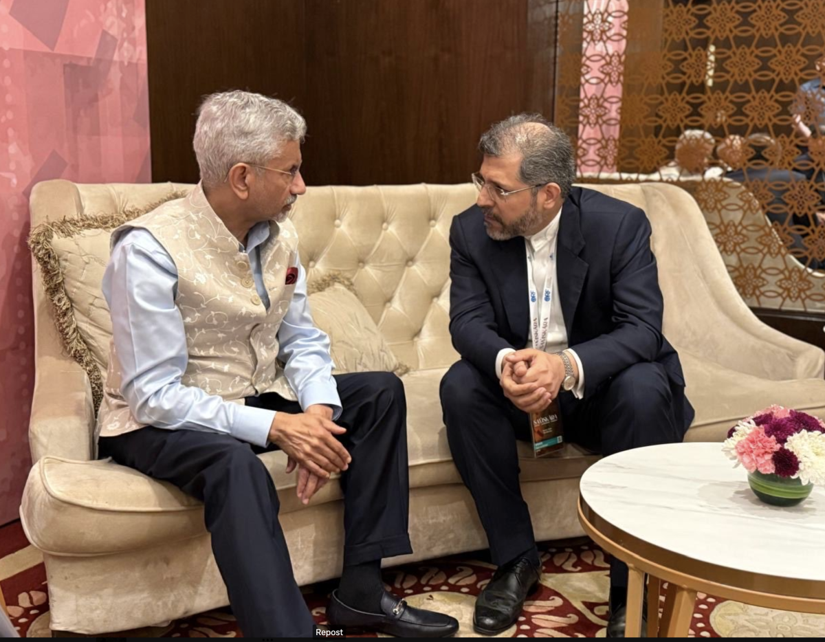 S. Jaishankar and Iran FM.
