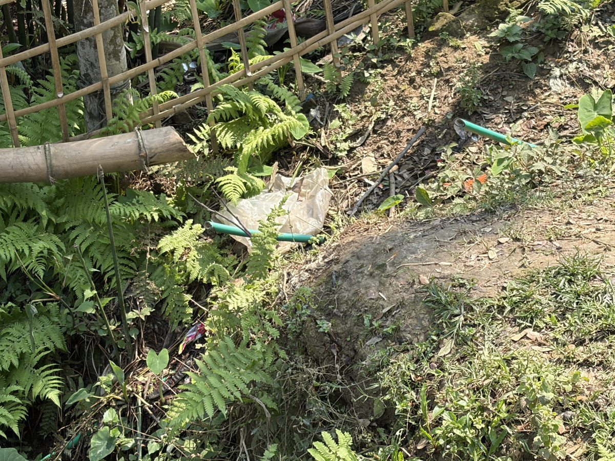 Pipes in Barak Valley without drinking water. 