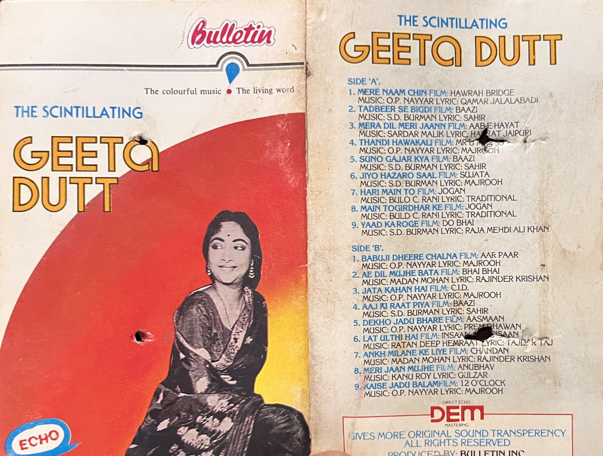 Cover image of an album with Asha Bhosle songs.