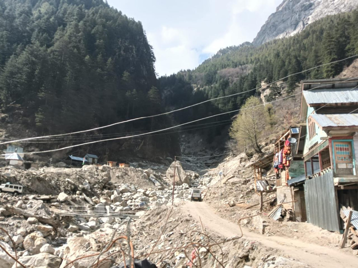 An image of Chisoti village, Kishtwar, J&K.