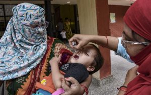 who report based on admin data says india vaccinated 97  kids  nfhs  done on the ground  pegs it below 90 