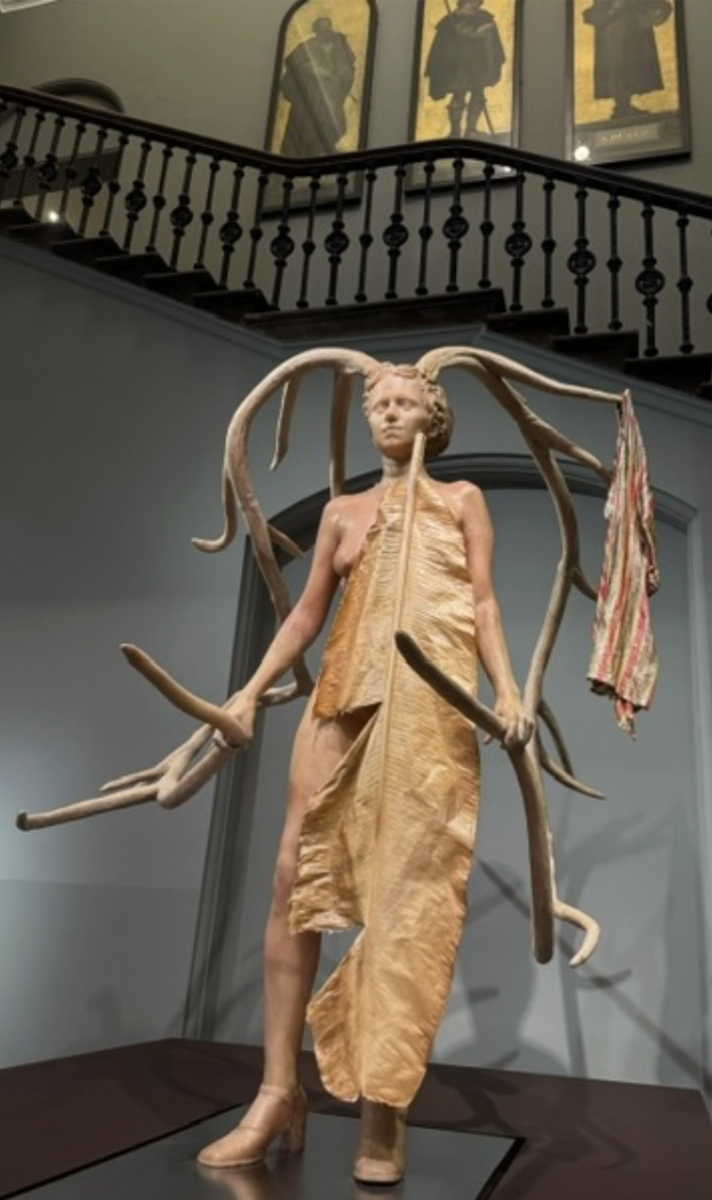 Bharti Kher’s “Warrior with Cloud and Shield” at the V&A. Photo: John Elliott