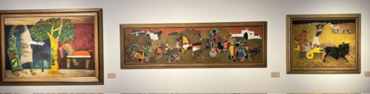 Three works by M.F.Husain at Christie’s