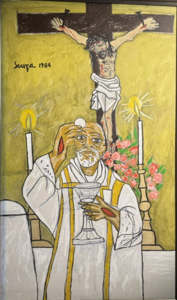 F.N.Souza’s “Crucifixion” – courtesy Alkazi Collection