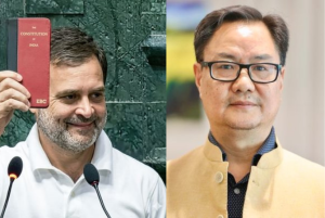 women’s quota  rahul gandhi  rijiju trade barbs over why 2023 law is yet to be implemented