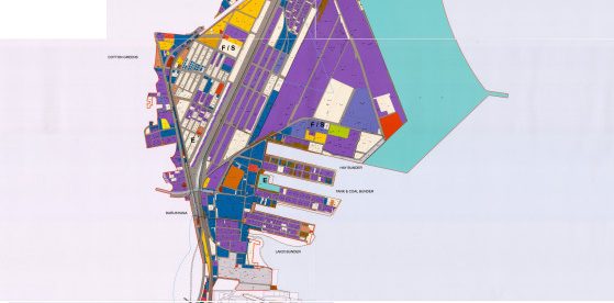 Existing Land Use Map and Legend. Photo: Mumbai Port Ghar Haq Sangharsh Samiti
