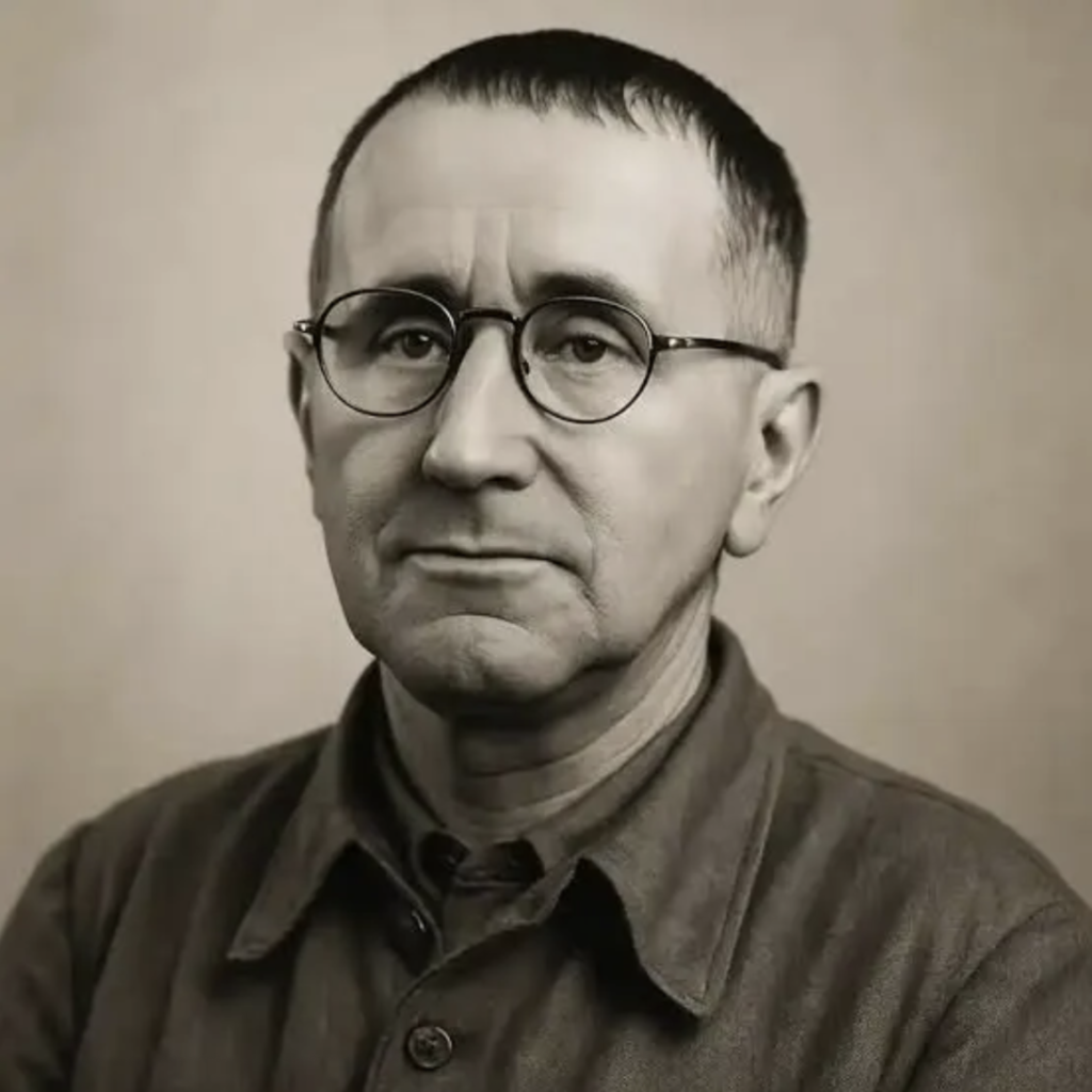 Bertolt Brecht: February 10, 1898 – August 14, 1956.
